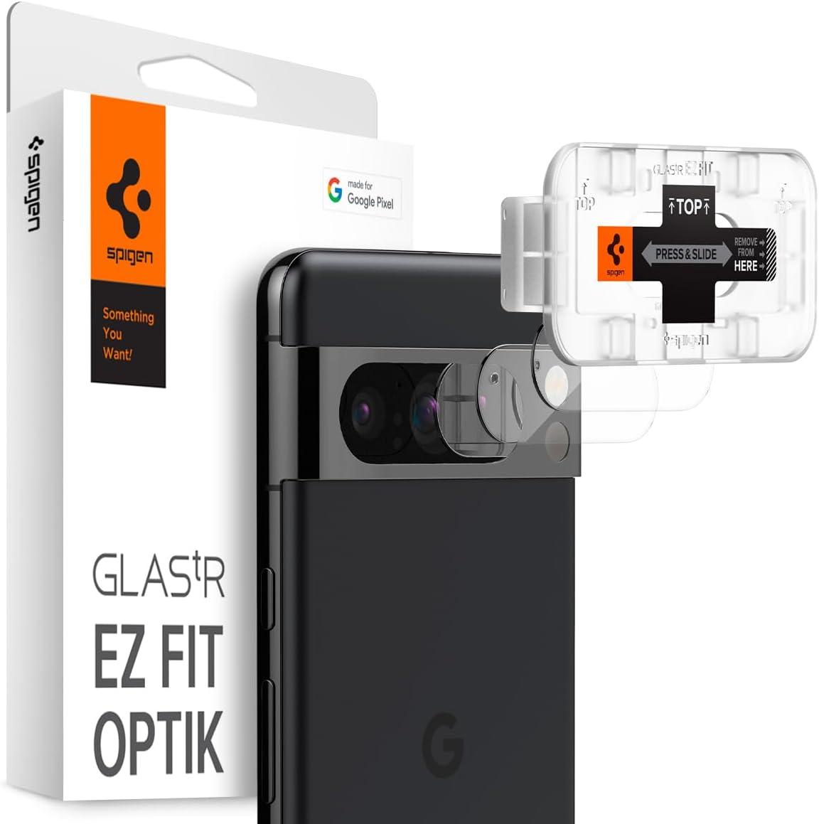 Захисне скло Spigen для камери Pixel 8 Pro - EZ Fit Optik (2шт), Clear (AGL07394)