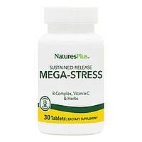 Витамины и минералы Natures Plus Mega-Stress Complex, 30 таблеток CN11729 SP