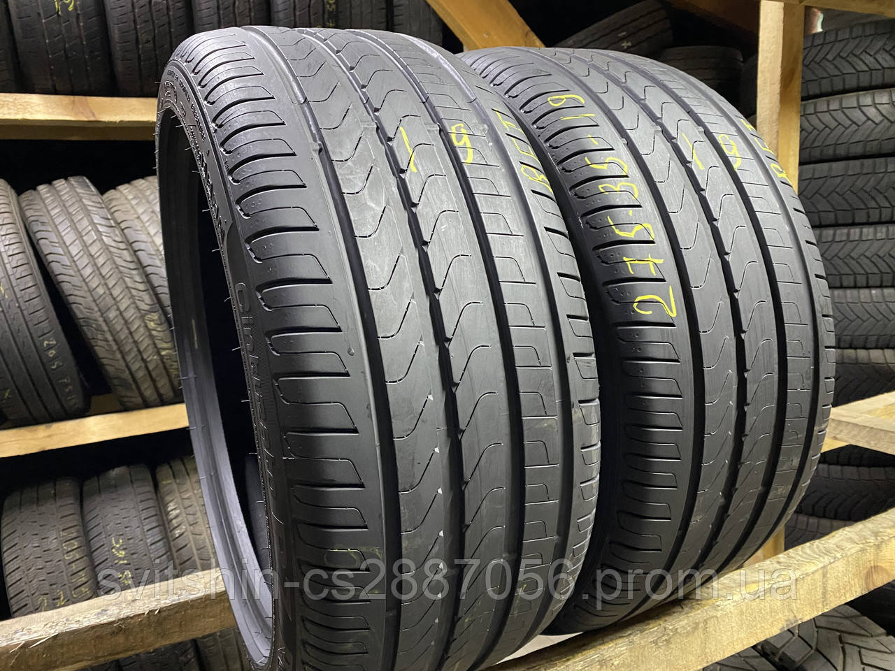 Літні Шини 275/35R19 Pirelli Cinturato P7 RFT 6+мм 2019рік