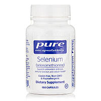 Витамины и минералы Pure Encapsulations Selenium 200 mcg, 180 капсул CN8103 SP