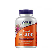 Витамины и минералы NOW Vitamin E-400 D-Alpha Tocopheryl, 100 капсул CN4476 SP