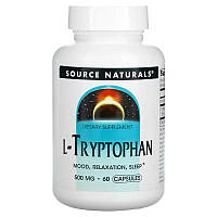 Аминокислота Source Naturals L-Tryptophan 500 mg, 60 капсул CN12503 SP