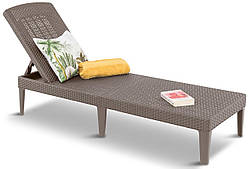 Шезлонг Keter Jaipur Sun Lounger капучино