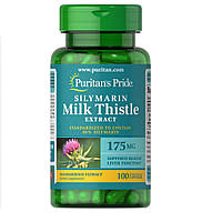 Натуральная добавка Puritan's Pride Silymarin Milk Thistle Extract 175 mg, 100 капсул CN12986 SP