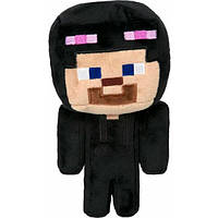 Плюшева іграшка JINX Minecraft - Happy Explorer Steve in Enderman Costume Plush, 7" Black/Purple