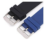 Силіконовий ремінець для смарт годинника 18мм Black, фото 3