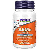 Аминокислота NOW SAMe 400 mg, 30 таблеток CN13242 SP