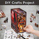 Бук Нук Train Mystery Case Book Nook DIY Інтерьерний конструктор BN01, фото 9