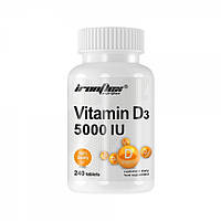 Витамины и минералы IronFlex Vitamin D3 5000, 240 таблеток CN14441 SP