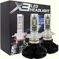 Лед лампа в фары LED X3 H11, светодиодная лампа для авто, автолампа