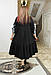 Турецька нарядна чорна сукня Pompadur, розміри 54-64, фото 2