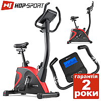 Электромагнитный вертикальный домашний велотренажер Hop-Sport HS-005H Host черно-красный