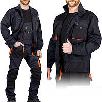 Спецодежда костюм защитный куртка и полукомбинезон рабочая униформа роба мужская одежда спецовка польша
