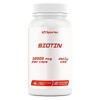 Витамины и минералы Sporter Biotin 10000 mcg, 100 капсул CN9787 SP