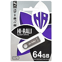 Флешка (флеш-накопитель) 64GB Hi-Rali Shuttle series Black
