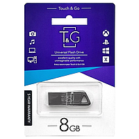 Флешка (флеш-накопитель) 8GB T&G 114 Metal series Silver