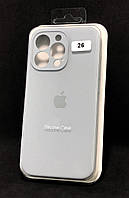 Чехол iPhone 12 Silicon Case original FULL Camera №26 ash (4you)