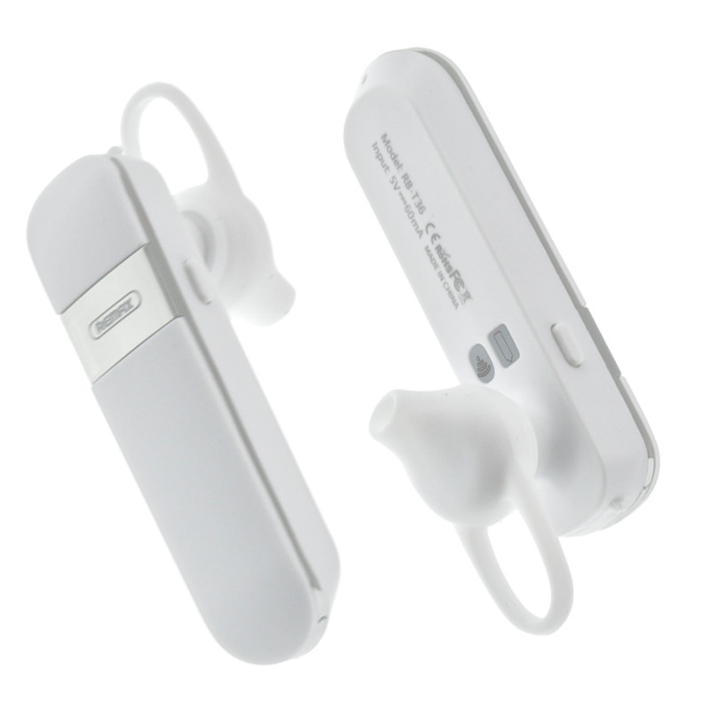 Бездротова Моно гарнітура Remax RB-T36 (Bluetooth 5.0) White