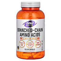 Аминокислота BCAA NOW Sports Branched Chain Amino Acids, 240 капсул CN704 SP