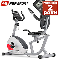 Велотренажер для реабилитации горизонтальный Hop-Sport HS-035L Solo черно-серый