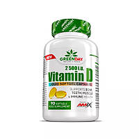 Витамины и минералы Amix Nutrition GreenDay Vitamin D3 2500 IU, 90 капсул CN9159 SP