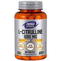 Аминокислота NOW Sports L-Citrulline 1200 mg, 120 таблеток CN3598 SP