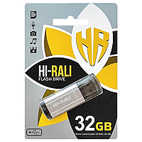 Флешка (флеш-накопитель) 32GB Hi-Rali Stark series Silver