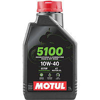 Motul 5100 4T 10W-40 1л (836511/104066) Полусинтетическое моторное масло для 4-тактных двигателей мотоциклов