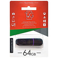 Флешка (флеш-накопитель) 64GB T&G 012 Jet series Black