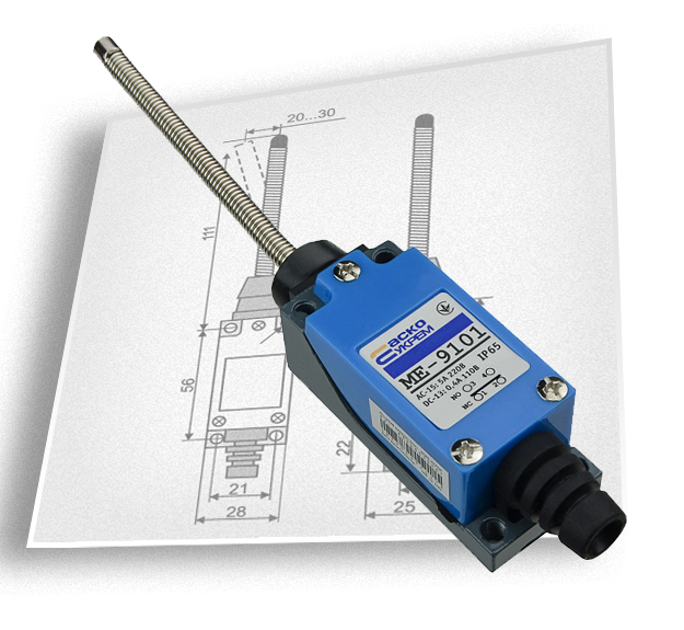Кінцевий вимикач MЕ 9101 АСКО-УКРЕМ [A0050030007], фото 1