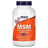 Препарат для суставов и связок NOW MSM 1000 mg, 240 вегакапсул CN12553 SP