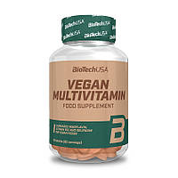 Витамины и минералы BioTech Vegan Multivitamin, 60 таблеток CN7334 SP
