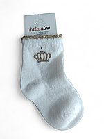 Носки на девочку хлопок однотонные цвет молочный Katamino Турция размер 13-15см. 6-12месяцев.