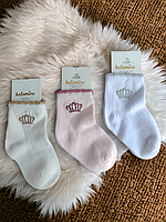 Носки на девочку хлопок однотонные Katamino Турция размер 13-15см. 6-12месяцев.