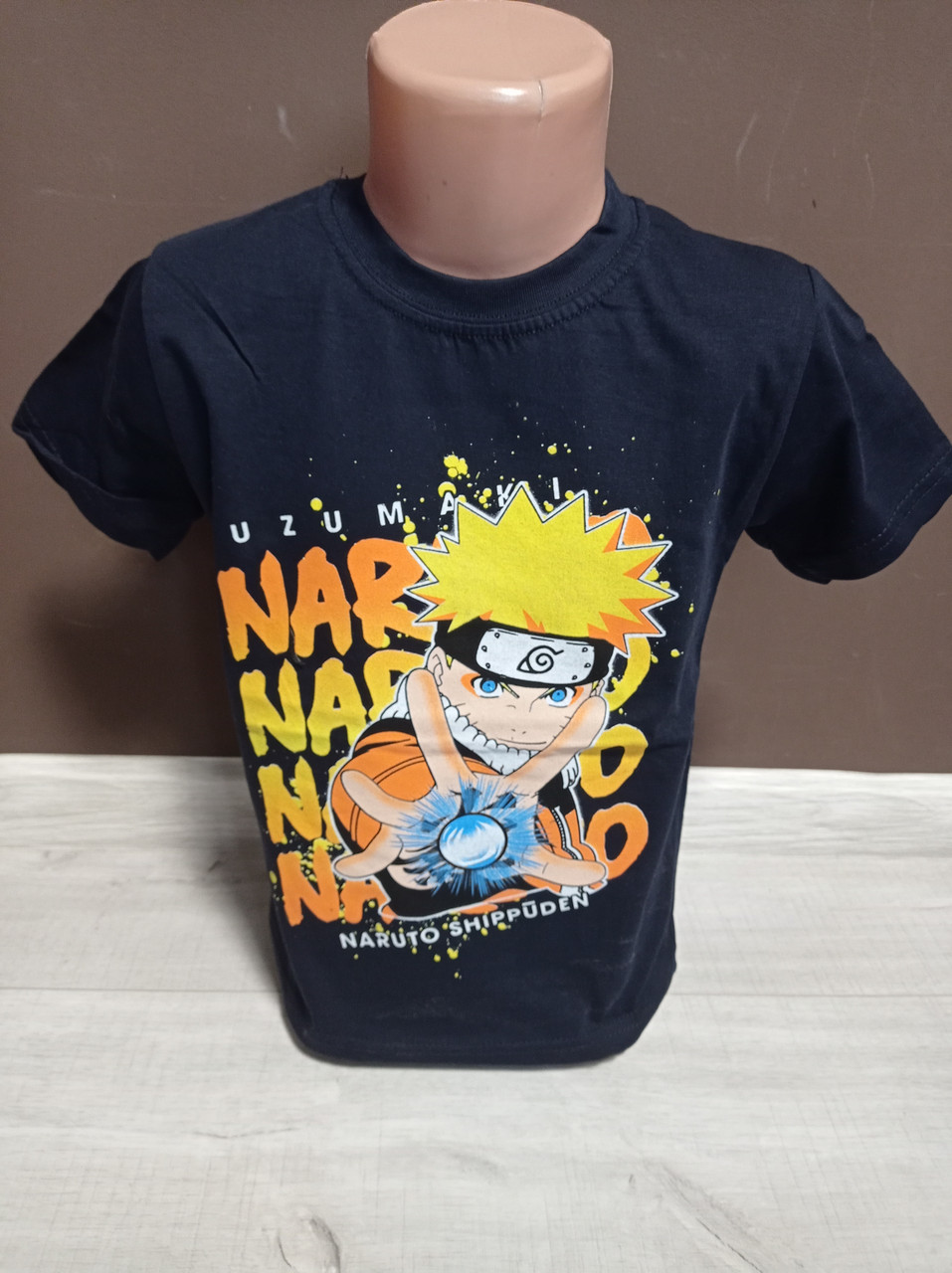 Дитяча синя  футболка "Naruto" для хлопчика Туреччина Turkey на 1-7 років