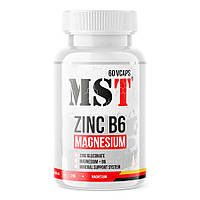 Стимулятор тестостерона MST Zinc B6 Magnesium, 60 вегакапсул CN7204 SP