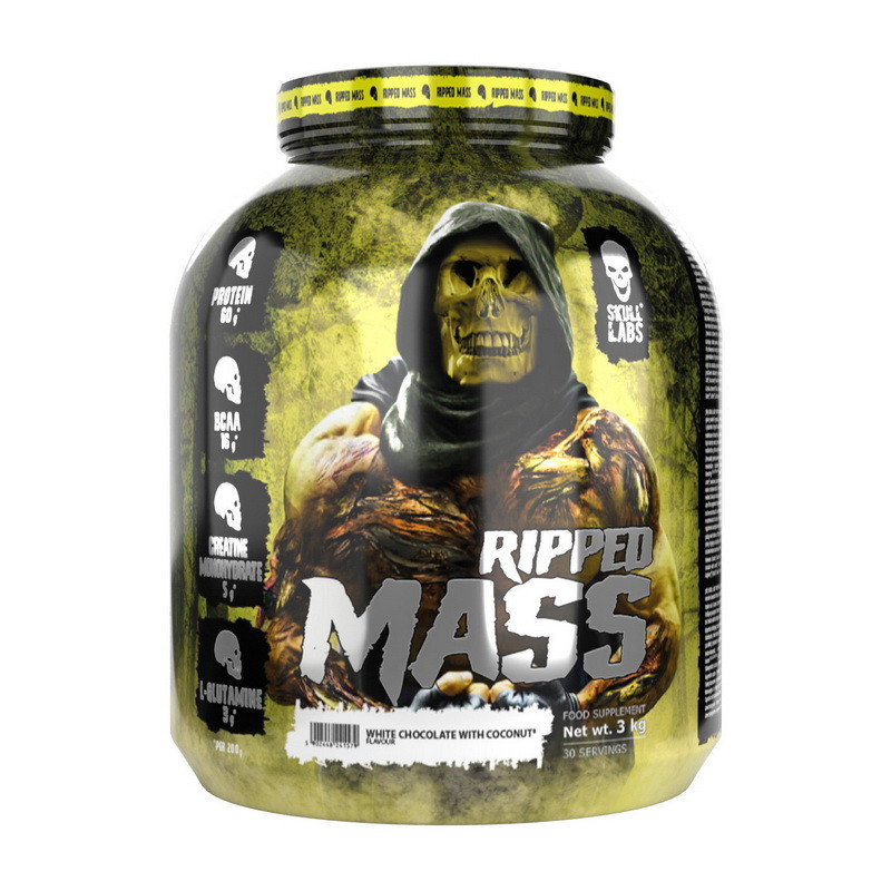 Skull Labs Ripped Mass 3 kg, Полуниця 26263 VB - фото 1 - id-p2124720822