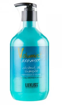 Шампунь для об'єму тонкого волосся Luxliss Volumist Coconut Oil Shampoo 500мл