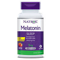 Натуральная добавка Natrol Melatonin 5 mg Fast Dissolve, 30 таблеток - клубника CN9999 SP