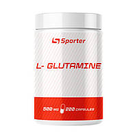 Аминокислота Sporter L-Glutamine 500 mg, 200 капсул CN14450 SP