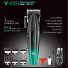 Машинка для стрижки VGR Professional Turbo 9000rpm Black&Green (V-003), фото 5