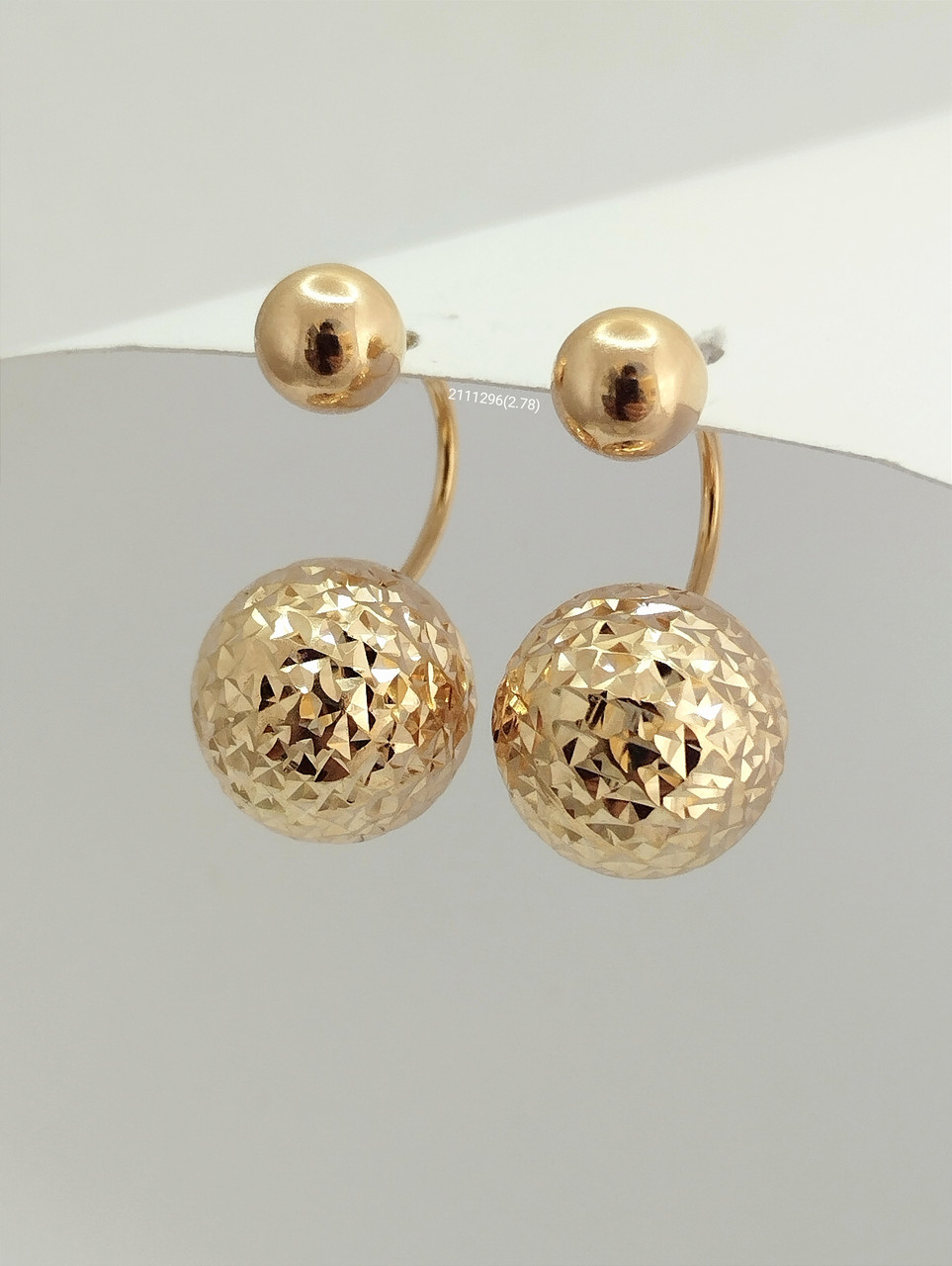 Золоті сережки матрешки золоті сережки кулі Ukr-gold