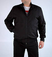 Чоловіча легка куртка батал (чорна)