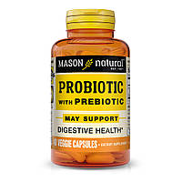 Пробиотики и пребиотики Mason Natural Probiotic with Prebiotic, 40 вегакапсул CN11311 SP