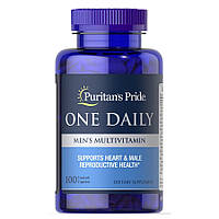 Витамины и минералы Puritan's Pride One Daily Men's Multivitamin, 100 каплет CN13014 SP