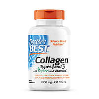 Препарат для суглобів та зв'язок Doctor's Best Collagen Types 1&3 1000 mg, 180 таблеток CN7847 SP