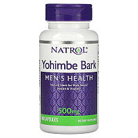 Стимулятор тестостерона Natrol Yohimbe Bark 500 mg, 90 капсул CN13342 SP