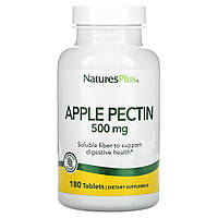 Натуральная добавка Natures Plus Apple Pectin 500 mg, 180 таблеток CN11678 SP