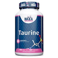 Аминокислота Haya Labs Taurine 500 mg, 100 капсул CN12054 SP