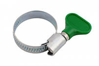 Хомут черв'ячний оцинкований з метеликом 16x25W1 (пачка - 50шт.)